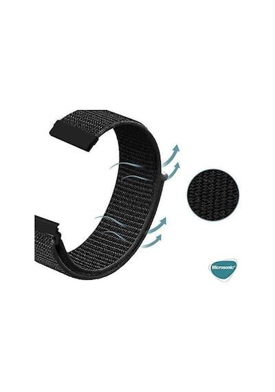 Garmin Venu 3 Hasırlı Kordon Woven Sport Loop Garmin Venu 3 İle Uyumlu Kordon, Akıllı Saat Kayışı