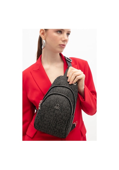 Benetton Kadın Vücut Çantası Bnt1766 Siyah
