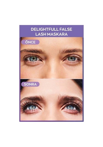 Delightfull Maskara Blackest Black Siyah - 658960071 Diğer