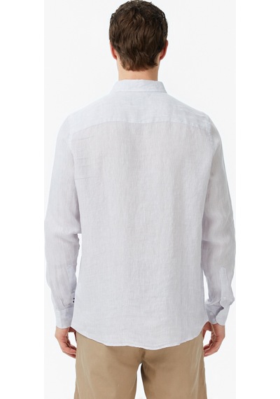 Nautica Erkek Gri Regular Fit Keten Gömlekdüzw65103t