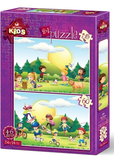 Art Puzzle 35+60 Parça Oyun Zamanı 4497