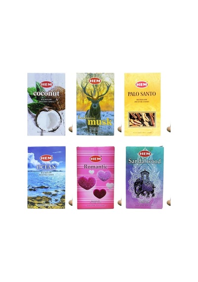 6 Paket Toplam 60 Adet Farklı Aroma Geri Akış Konik Tütsü