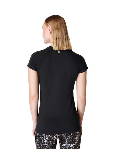 Sweaty Betty Athlete Seamless Workout T-shirt Blk SIYAH Siyah