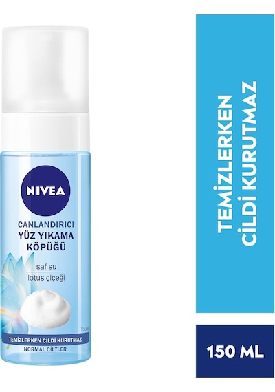 Nivea Normal Ciltler İçin Canlandırıcı Yüz Yıkama Köpüğü 150 ML