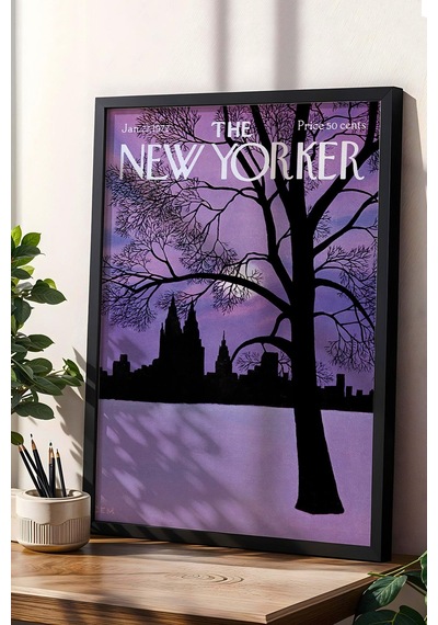 The New Yorker Çerçeveli Tablo January 22 1972