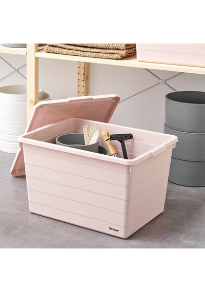 Ikea Sockerbıt Kapaklı Kutu, Pembe, 38x51x30 Cm