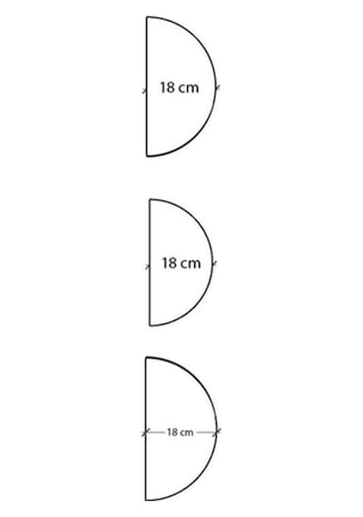 Asra Trend Oval Duvar Rafı DRF-04 %100 MDF 3'lü Dekoratif Organizer Kitaplık Meşe