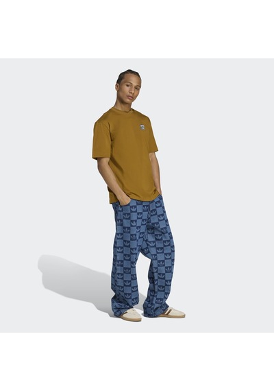 Adidas Monogram Erkek Mavi Jean Pantolon Jy2993