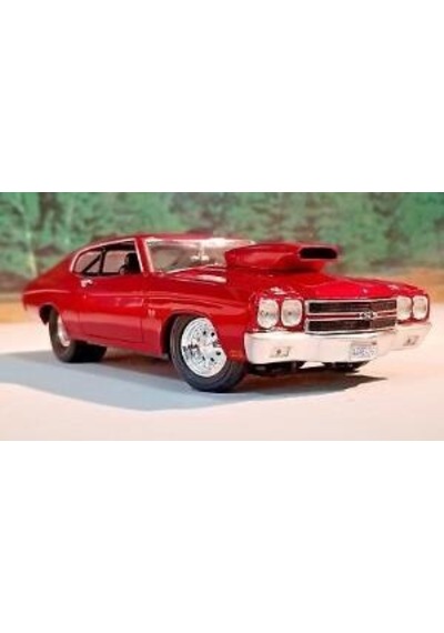 Welly 1970 Chevrolet Chevelle Pro Street Kırmızı 1 18 Model Araba