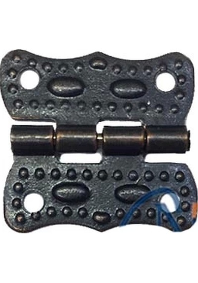 Papatya Menteşe - Küçük 20x20 Mm, Antik, 1 Adet Çok Renkli