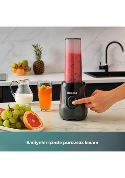 Mixfresh 7026h Kişisel Smoothie Blender Antrasit Siyah Belirtilmemiş