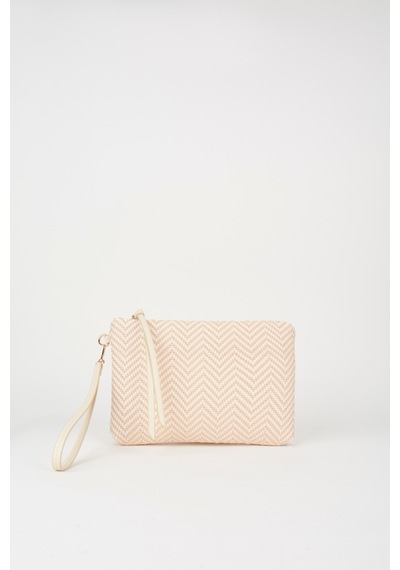 Vivaq Kadın Bellis Balık Sırtı Krem Astarlı Bilek Askılı Portföy El Ve Clutch Çanta