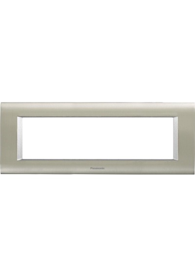 Viko Panasonic Thea 7m Sistema Inox Matt+metalik Beyaz Çerçeve - Wvtf18475ıb-tr