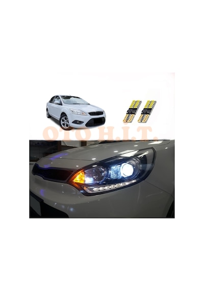 Ford Focus 2,5 Uyumlu Park Ampulü Beyaz Led Aydınlatma Ampulü Canbus'li