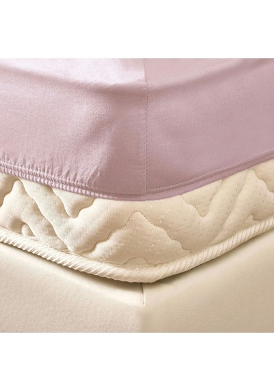 Soft Eco Çift Kişilik Lastikli Çarşaf - Lila - 160x200 Cm Çok Renkli