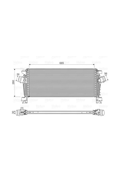 Valeo 818566 Turbo Radyatoru 1302148 13311080