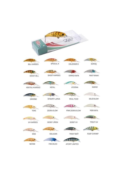 Hanfish Zıpır Ug 50Mm 5Gr Lrf Maket Balık (475826842)