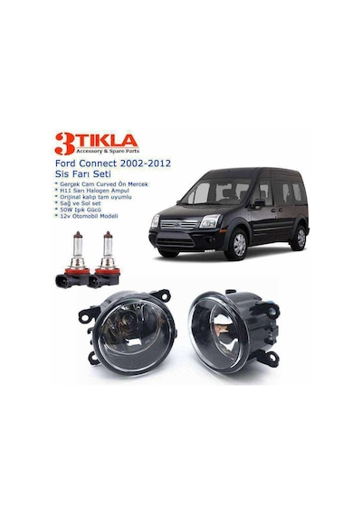 Ford Connect 2008 Sis Farı Set Oem: 8200074008