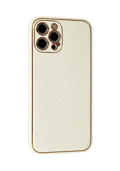 Apple iPhone Uyumlu   12 Pro Kılıf Coco Karbon Silikon - Beyaz