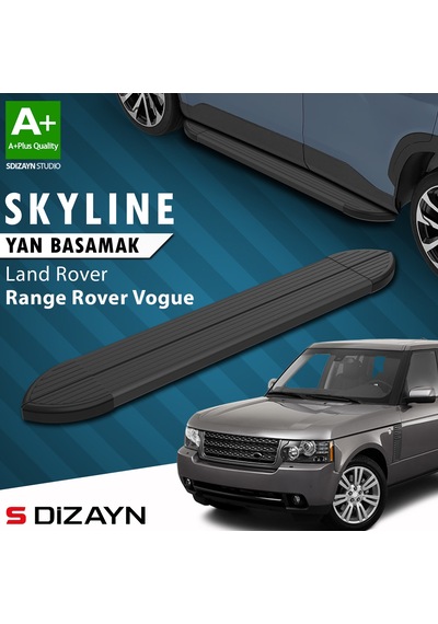 S-dizayn Land Rover Range Rover Vogue 2 Skyline Siyah Yan Basamak 183 Cm 2002-2012 A+ Kalite