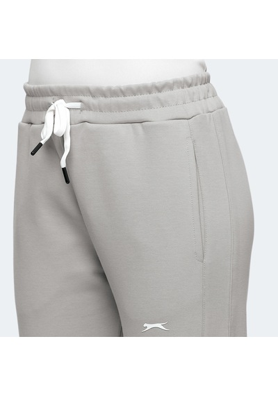 Slazenger VEVA Kadın Cepli Gri Eşofman Altı