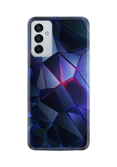 Samsung Samsung Galaxy Uyumlu A04s Kılıf Resimli Desenli Silikon Platinium Series Üçgenler 2 1872