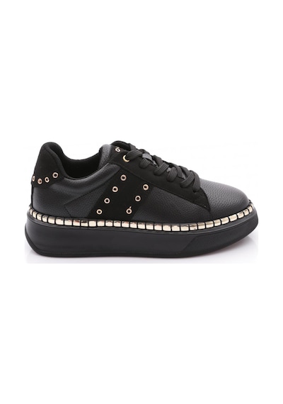 Dgn B07 Kadin Sneaker Ayakkabi Siyah
