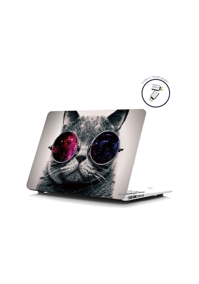 Apple Uyumlu MacBook Air M1 Kılıf 13 İnç Cat01nl Touchıd'li M1 Air A2337 A2179 A1932 İle Karışık