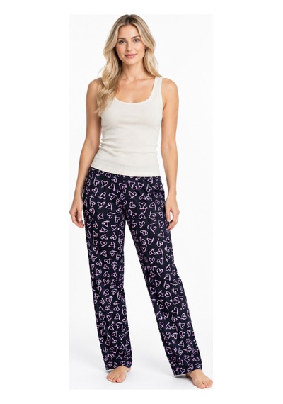 Womanandkids Night Ekru Kadın Çizgili Bluz Desenli Askılı Pijama Takımı