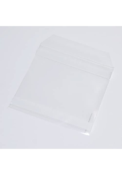 Aso Cd Dvd Zarfı Arkası Yapışkanlı 13x13 Cm Plastik Şeffaf 100 Adet
