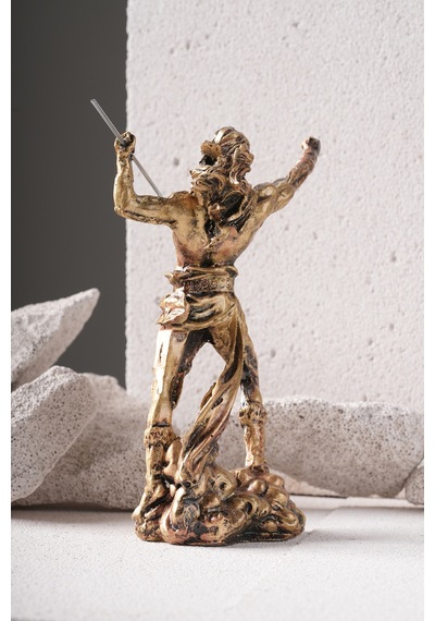 Zeus Mızraklı Obje Biblo