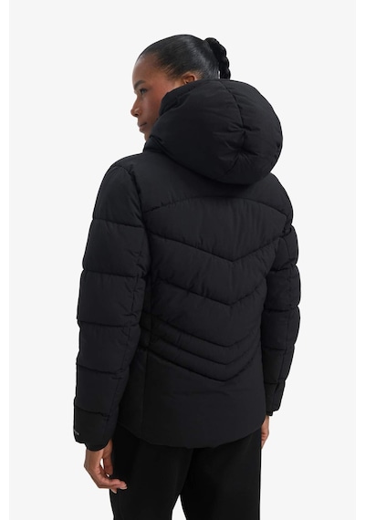 Defacto Defactofit Su İtici Regular Fit Kapüşonlu Fermuarlı Cepli Mont C8141ax25wnbk81 Siyah-bk81