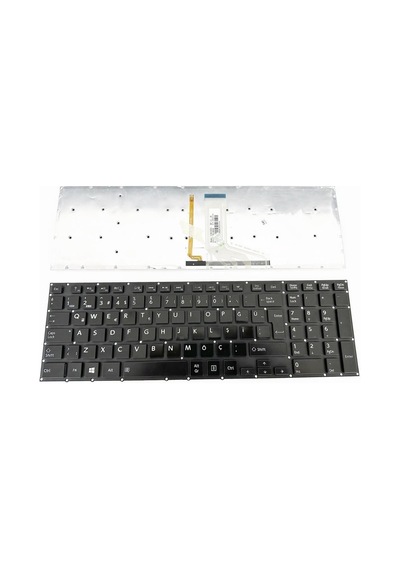 Toshiba Satellite P50-a-m7s Ptmb0e Klavye Aydınlatmalı Tuş Takımı