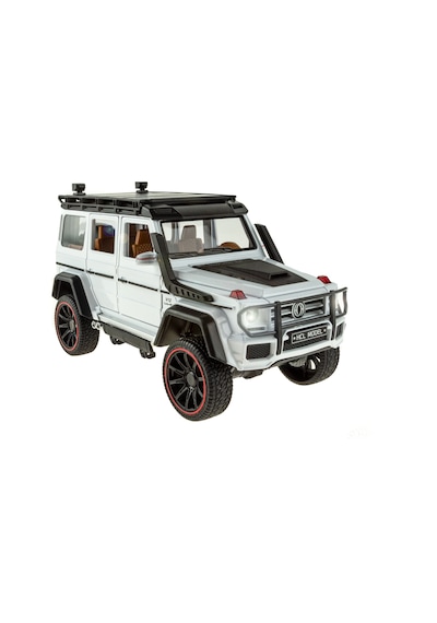 1:16 Ölçek Metal Model Suv Araba Çek Bırak Işıklı Sesli Beyaz