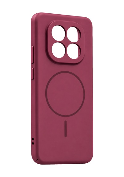 Xiaomi Redmi Note 15 Pro 4g Mika Pc Magsafe Kapak - Bordo Çok Renkli
