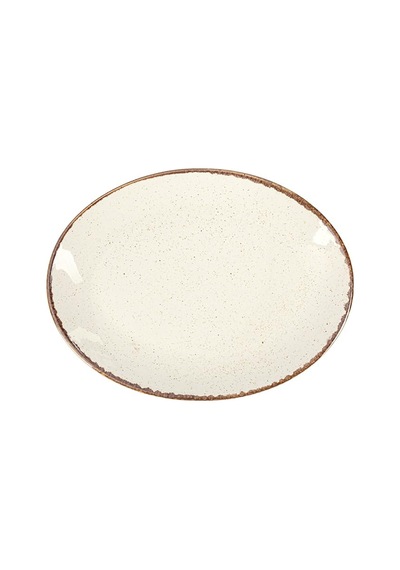 Porland 04alm001574 Kayık Tabak, Porselen Sku: Smg8690010582188