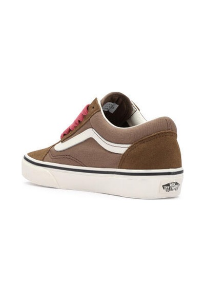 Tommy Hilfiger Old Skool Uniseks Kahverengi Spor Ayakkabı - Vn000d6w