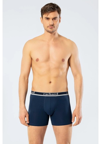 Cacharel 1338 Erkek 3'lü Likralı Uzun Paça Boxer-lacivert&indigo&saks Lacivert