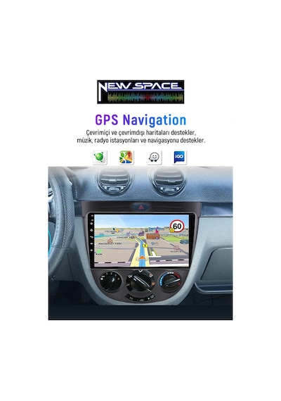Chevrolet Lacetti Uyumlu 8gb Ram 128gb Rom 8 Çekirdek Android Multimedya