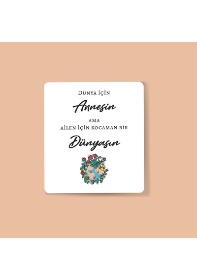 Anneler Günü 4 Lü Tebrik Kartı Hediye Kartı Not Kartı