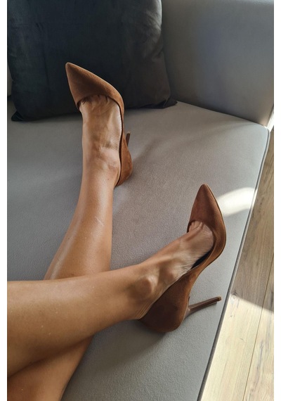 001 200 Topukla Kadın 10 Cm Topuklu Klasik Sivri Burun Stiletto 001