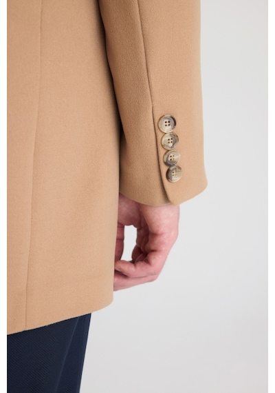 Twn Slim Fit Camel Düz Palto 5ef08kv29600m C01
