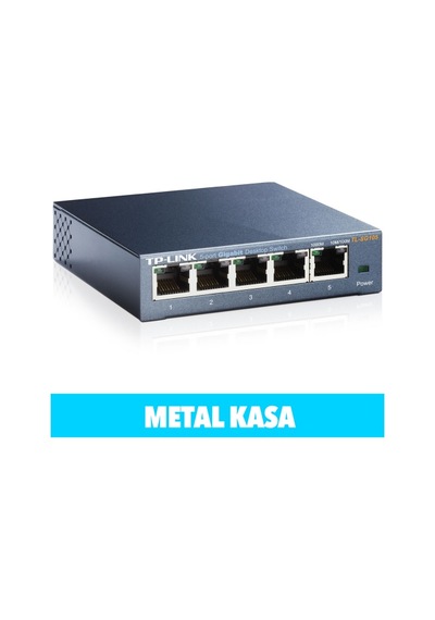 Tp Lınk Sg105 5 Port Gigabit Metal  Kasa Switch