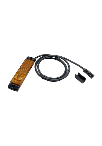 Hella 12v-24v Yan İkaz Lambası Side Marker Ledli Turuncu Krone Tip Dorse 130 32 Mm