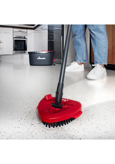 Vileda Turbo Scrub Brush Yedek Fırça Başlığı, Turbo İle Uyumlu, Zorlu Lekeler İçin