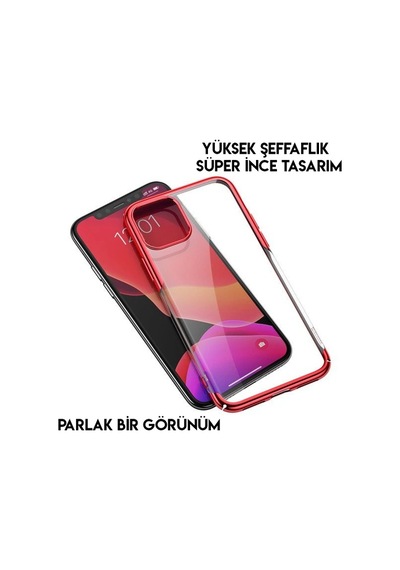 Baseus Shining Case iPhone Uyumlu 11 Pro Max 6.5 Ultra İnce Silikon Kılıf- 5775 Mh-hs5400-7297