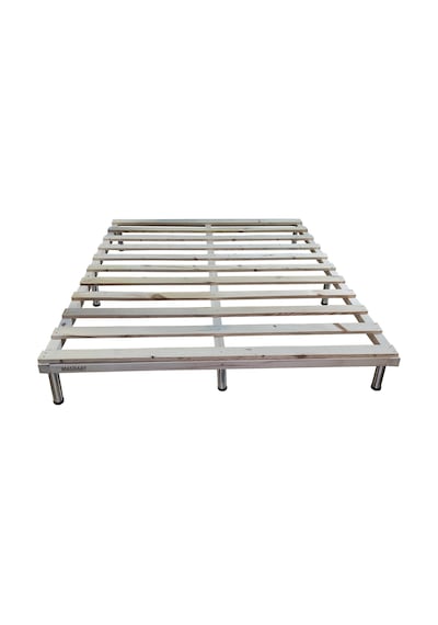 Masifart_Mobilya Masifart Çift Kişilik Ahşap Somya Karyola 160X200