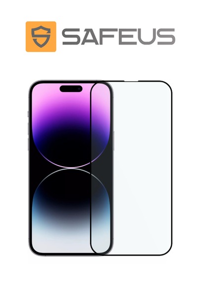 Safeus Tam Kaplayan Parmak İzi Bırakmayan Safir Ekran Koruyucu Cam , Apple Uyumlu iPhone 14 Pro İle
