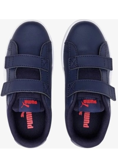 Puma 39425301 Rıckıe Classıc V Ps Navy Whıte Red Çocuk Sneaker Lacivert
