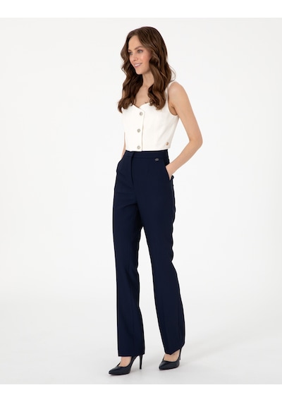 Pierre Cardin Kadın Lacivert Pantolon 50300025-vr033 Lacivert